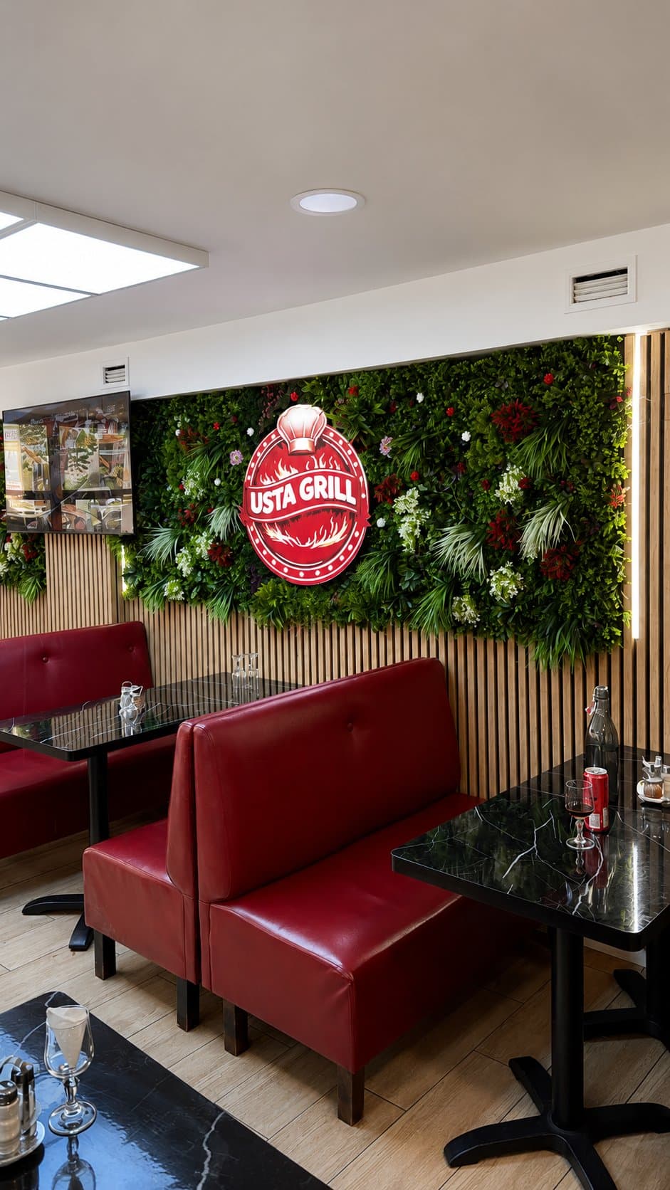 Intérieur du restaurant Usta Grill Istanbul