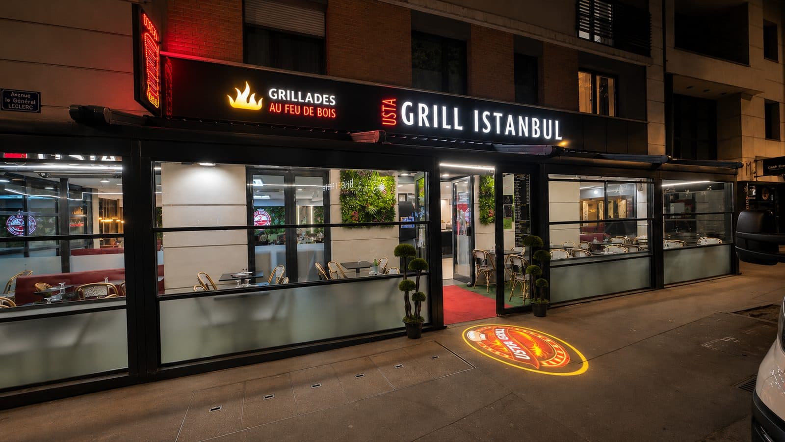 Façade Usta Grill Istanbul — Grillades au feu de bois, Boulogne-Billancourt